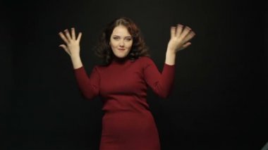 Güzel genç kadın flört