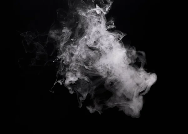 Witte Rokerige wolk van e-sigaret — Stockfoto