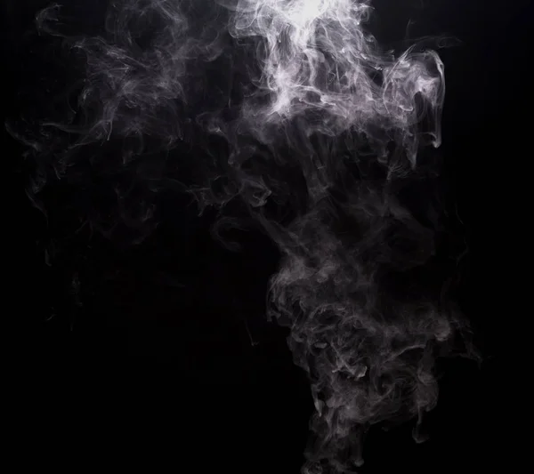 Humo nublado blanco del cigarrillo electrónico de vapor — Foto de Stock