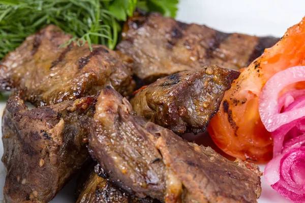 Izgara Dana eti ve sebze