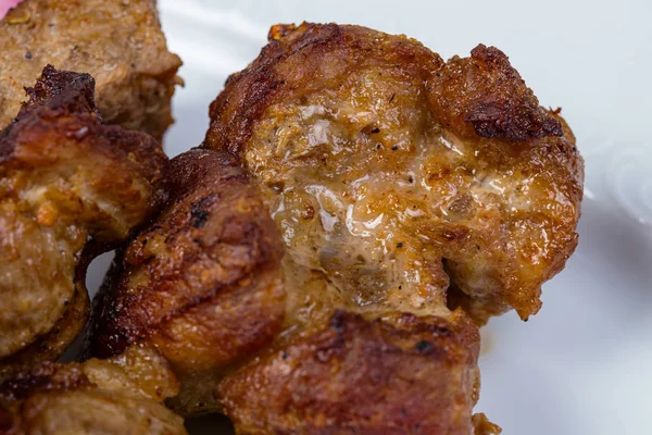 Domuz Barbekü, parçaları kapatmak yukarıya fotoğraf