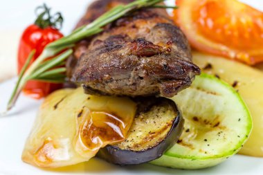 Görüntü ile domates ızgara et