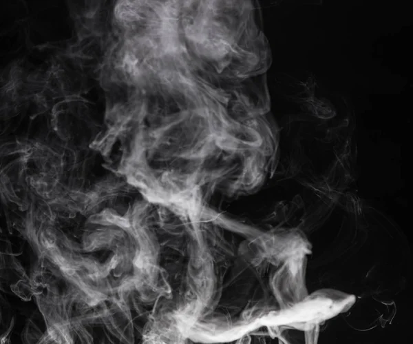Foto witte geïsoleerd rook van vape — Stockfoto