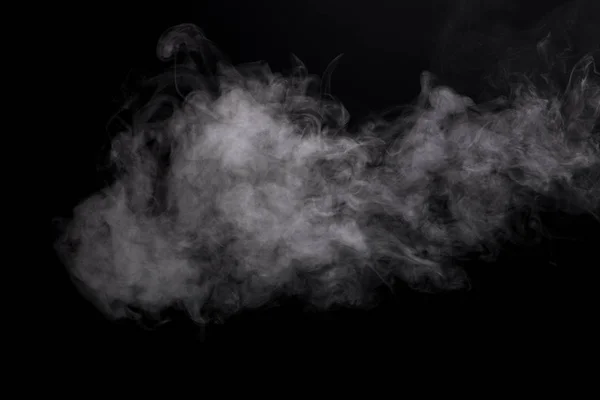 Foto witte geïsoleerd mist van e-sigaret — Stockfoto