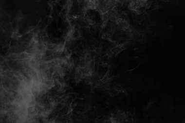 Beyaz izole duman bulutu