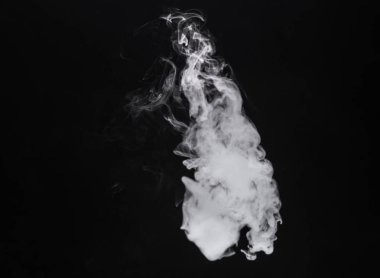 Beyaz duman vape izole