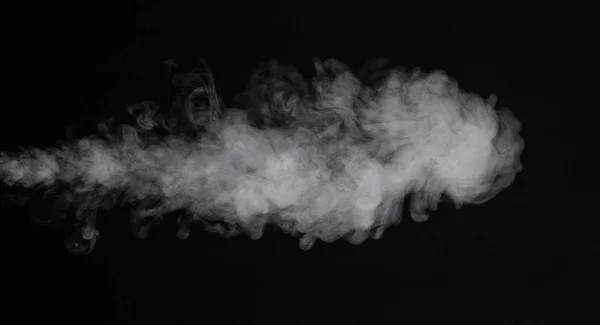 Bild weißer isolierter Rauch der elektronischen Zigarette — Stockfoto
