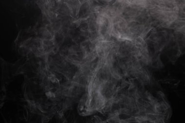 Görüntü izole beyaz duman e-sigara