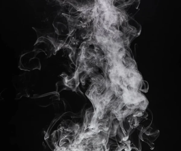 Foto weißer isolierter Zigarettenrauch — Stockfoto