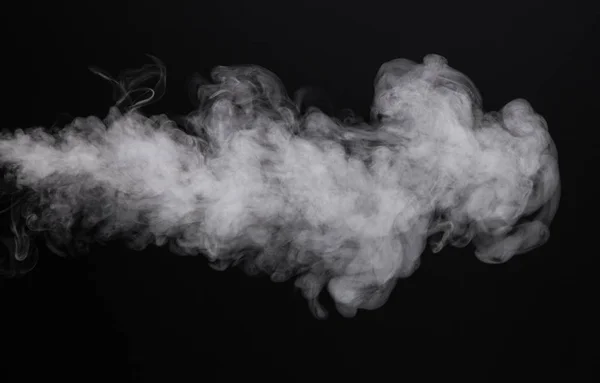 Image white isolated smoke of cigarette — Stock Photo, Image