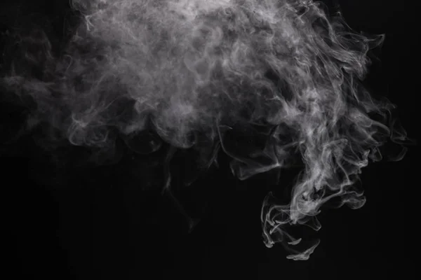 Cloud of isolated white vapor smoke — Stock Photo, Image