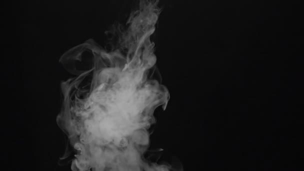 Smoky cloud of electronic cigarette — Stock Video