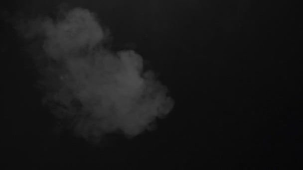 Nuage de vapeur blanche de cigarette électronique — Video