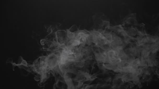 Steam smoky cloud of electronic cigarette — Stock Video