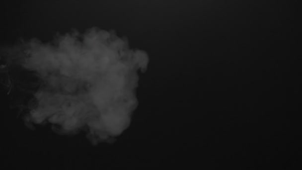 Videó a fehér steam felhő — Stock videók