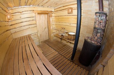 Boş Ahşap sauna
