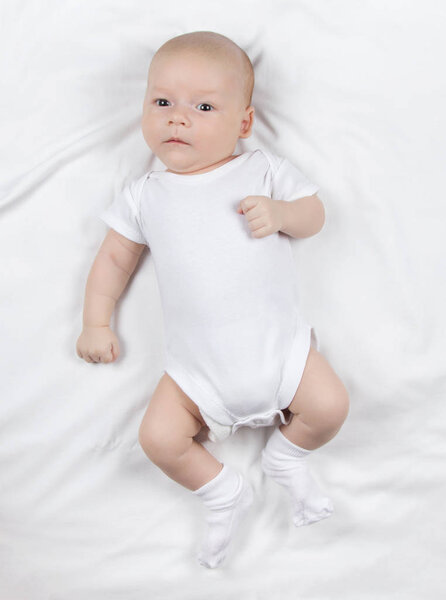 Photo of two-month little boy