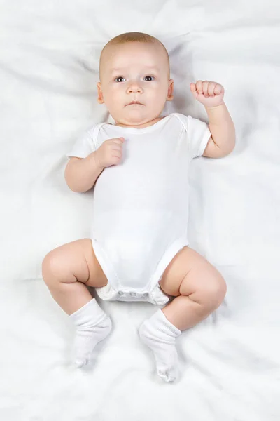 Foto av fyra månaders baby — Stockfoto