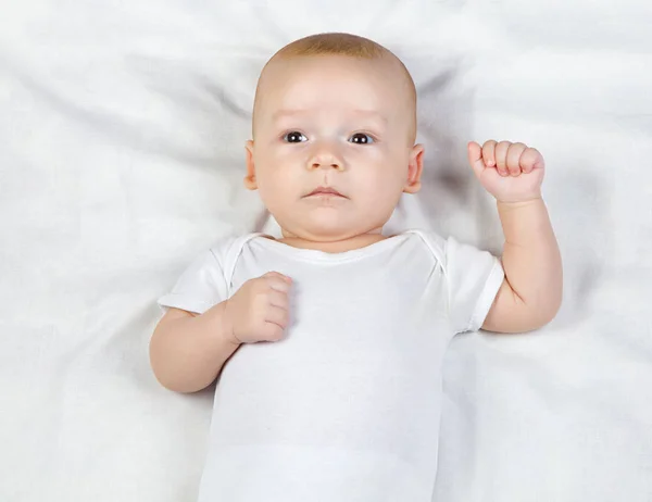 Photo of four-month baby boy — Stock Photo, Image