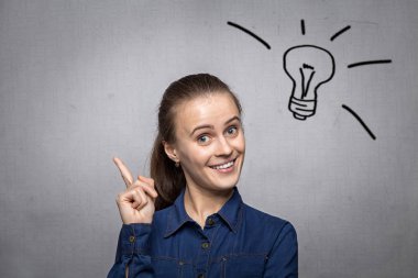 İyi bir plan ile genç kadın