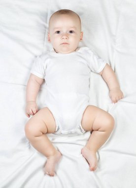 Ciddi yalancı beş aylık bebek