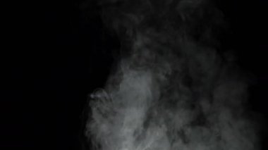 Beyaz duman bulutu, 4k video görüntüleri