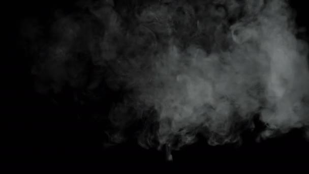 Metráž bílý kouřový mrak — Stock video