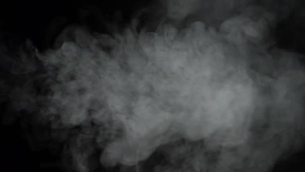 Smoky cloud of electronic cigarette — Stock Video
