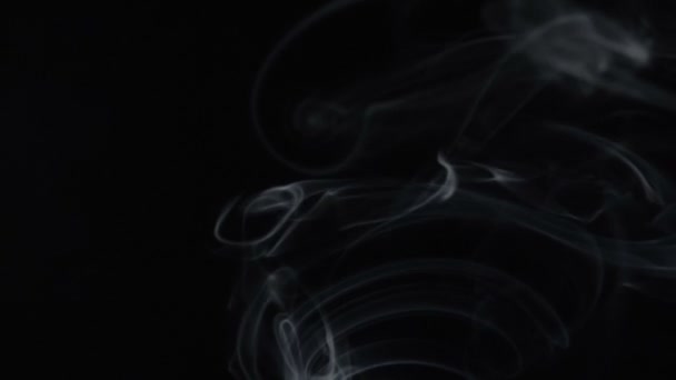 Rauchwolke aus dampfenden Aromastäbchen, Video — Stockvideo