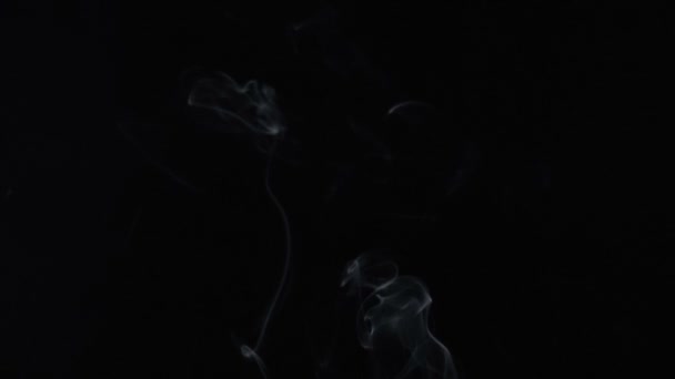 Rokerige swirl van aroma stick — Stockvideo