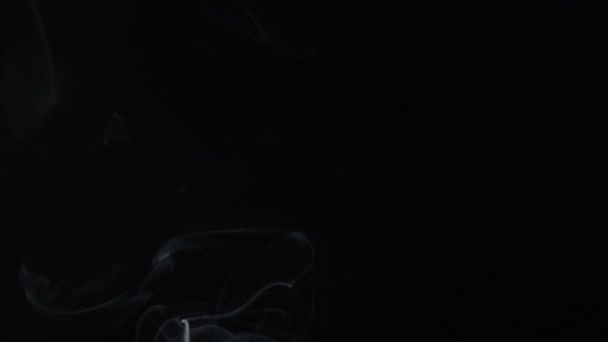 Дымчатое облако ароматной палки — стоковое видео