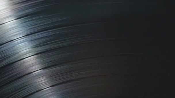 Vidéo de gramophone rétro avec un vinyle — Video