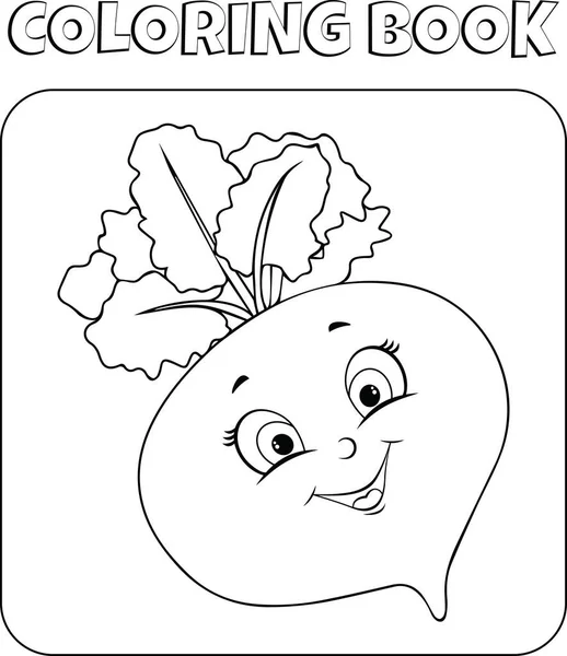 Grönsaker Och Frukt Teckningar För Barn Uppkopplad — Stock vektor