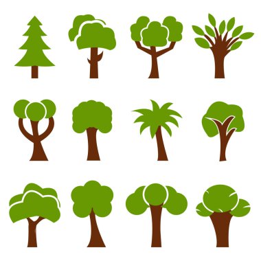 vektör ağaçları dizaynı