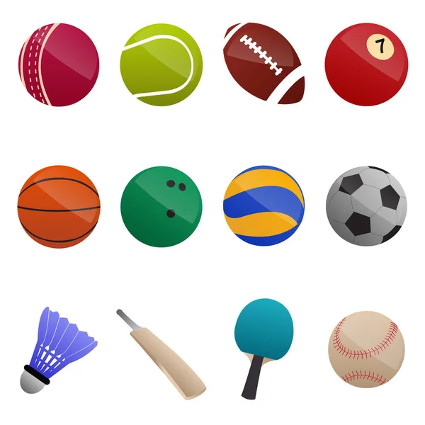 Набор Спортивных Иконок — стоковый вектор