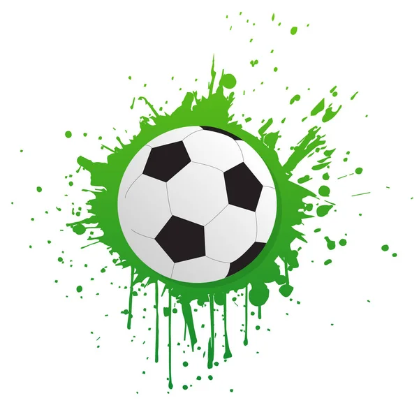 Брызги Футбольной Краски — стоковый вектор