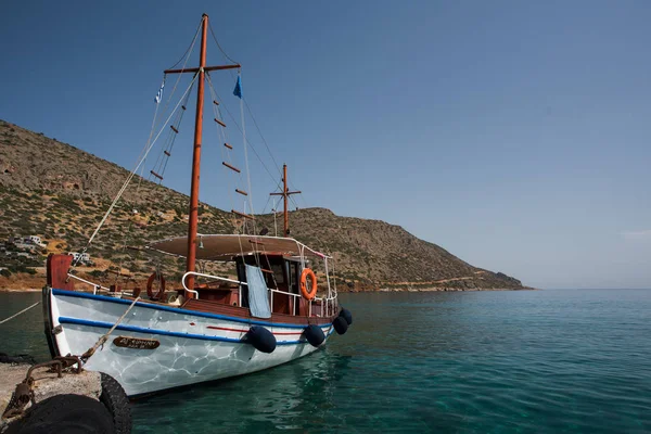 A ilha de Spinalonga, Creta — Fotografia de Stock