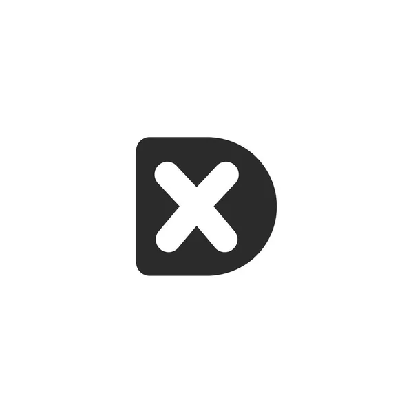 D ve X siyah harflerle Monogram logo yaptı