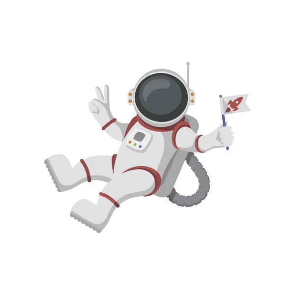 Astronaute isolé sur fond blanc Graphismes Vectoriels