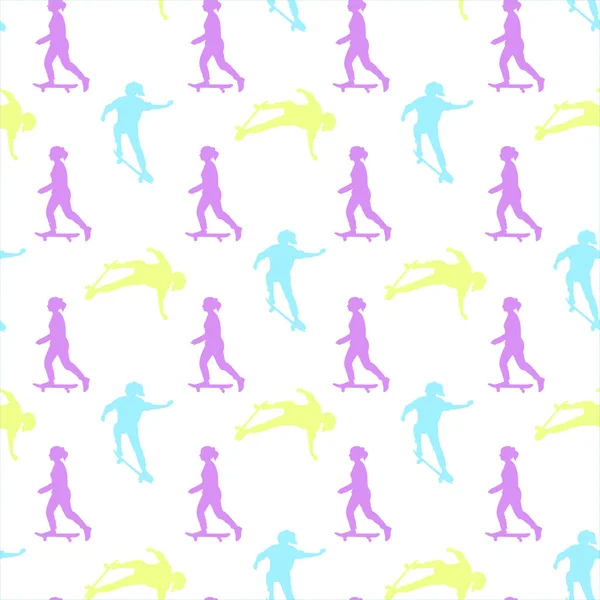 Kusursuz kaykay deseni.