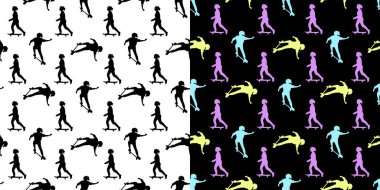 Kusursuz kaykay desenleri. .