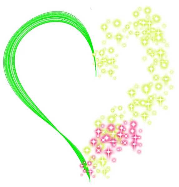 kalp yeşili büyük küçük yıldız