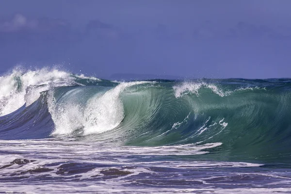 Ocean Wave Closeup Water Ocean Wave Closeup Detail Upright Crashing — Stock Photo, Image