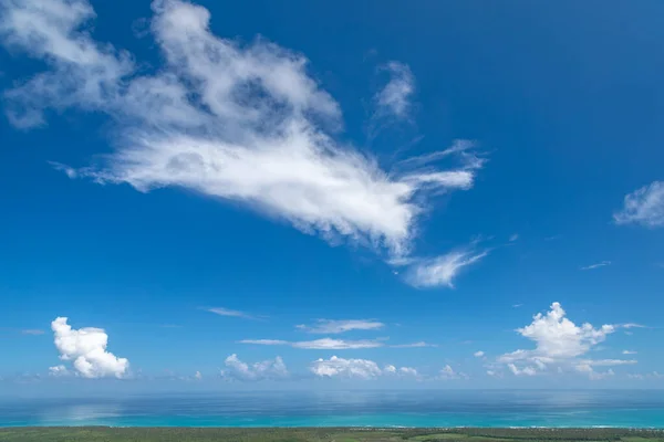 Beautiful View Rounded Lagoon Rounded Mountain Miches Dominican Republic Montaa — 스톡 사진