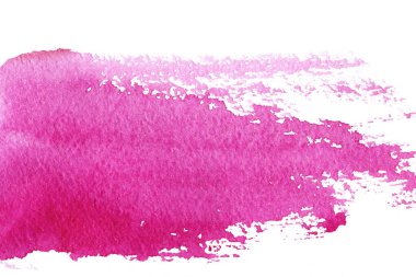 Beyaz arka planda soyut bir suluboya şarap lekesi var. El çizimi suluboya çizimi. Yüksek çözünürlük Büyük boy. Şarap, alkol, üzüm ve içecekler için tasarım konsepti.