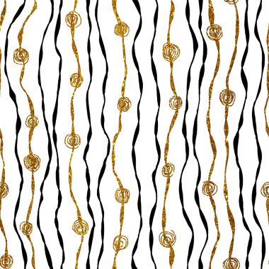 Beyaz arka planda soyut basit elementlerle kusursuz bir desen. Çizgilerle çizilmiş karalama çizimi. Tasarım şablonu, kumaş, duvar kağıdı, kapak, paketleme, ambalaj.