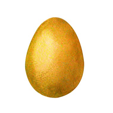 Paskalya yumurtası boyası. Yakın plan. El boyası çizimi beyaz arkaplanda izole edilmiş. Tasarım şablonu, tatil ürünleri, selamlar.