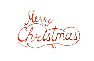 Suluboya Mutlu Noeller yazıları, el yazması mektuplar, logo için el yazısı, afişler, etiketler, kartpostallar, posterler, web ve baskılar. Xmas rozeti