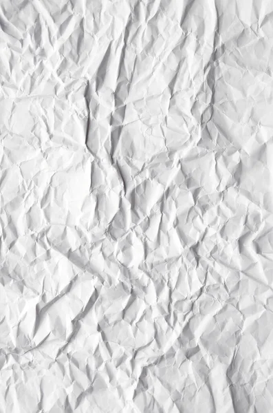 Witte abstracte verkreukelde papieren achtergrond. Oude papieren texturen achtergronden voor ontwerp, uitnodiging, decoratieve papieren textuur Verticaal concept. Bovenaanzicht — Stockfoto