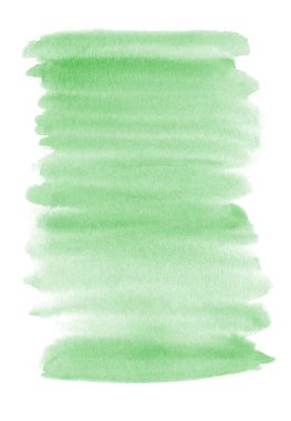 Suluboya el, soyut yeşil arkaplan boyası. Yaratıcı akvaryum, sıçrama tasarımı, davetiye ve klasik şablon için yeşil tuval boyadı. İnce açık pembe mürekkep gradyanı desenli kağıt üzerinde